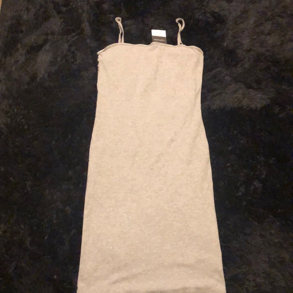 Topshop Grey Tight Dress NWT